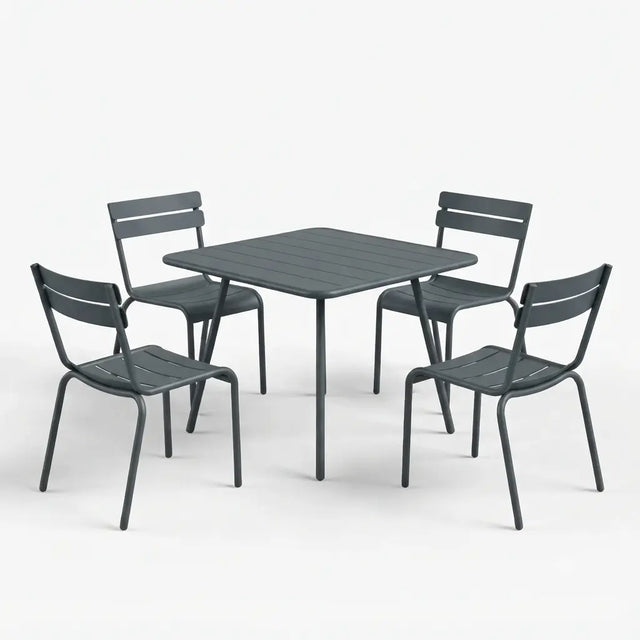 Fermob Luxembourg Gartenmöbelset (Tisch + 4 Stühle)