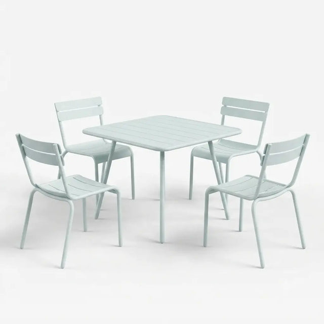 Fermob Luxembourg Gartenmöbelset (Tisch + 4 Stühle)
