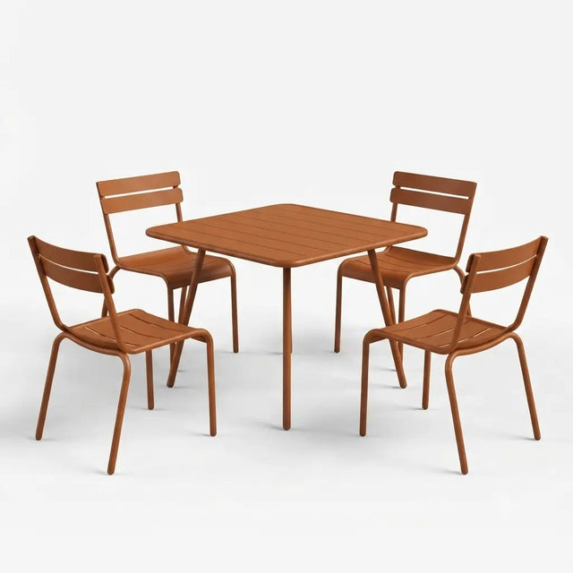 Fermob Luxembourg Gartenmöbelset (Tisch + 4 Stühle)