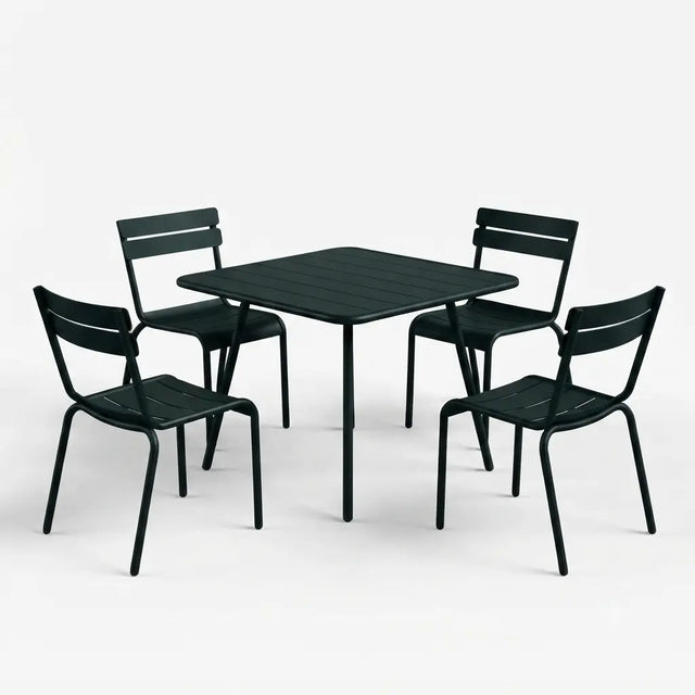 Fermob Luxembourg Gartenmöbelset (Tisch + 4 Stühle)