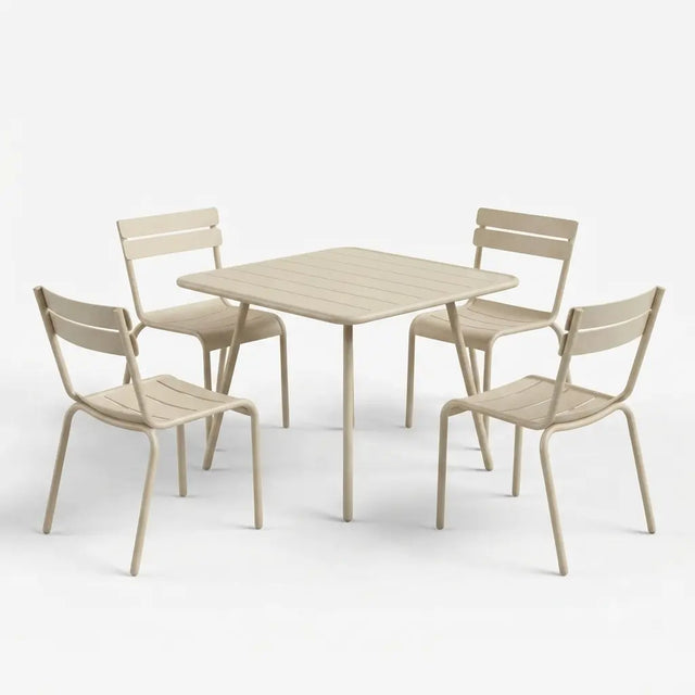 Fermob Luxembourg Gartenmöbelset (Tisch + 4 Stühle)