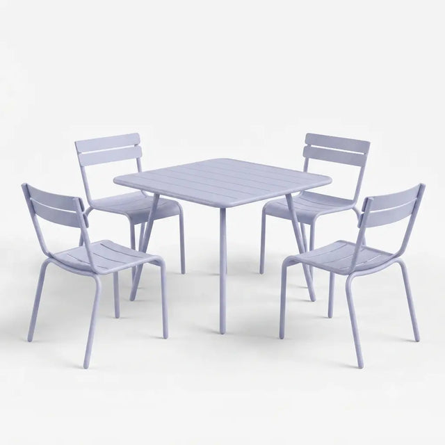 Fermob Luxembourg Gartenmöbelset (Tisch + 4 Stühle)