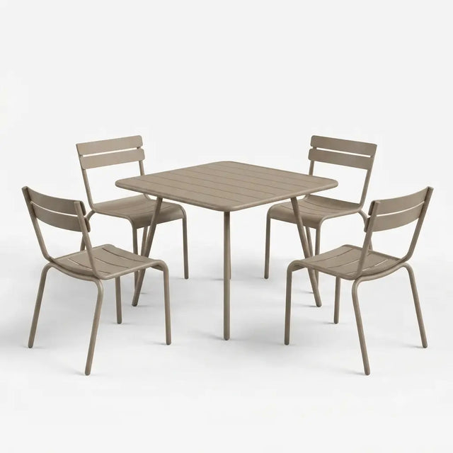 Fermob Luxembourg Gartenmöbelset (Tisch + 4 Stühle)