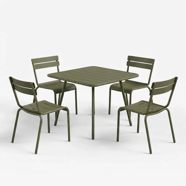 Fermob Luxembourg Gartenmöbelset (Tisch + 4 Stühle)