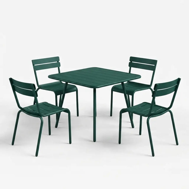Fermob Luxembourg Gartenmöbelset (Tisch + 4 Stühle)