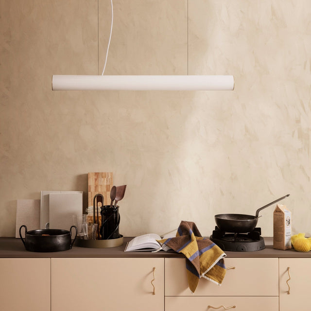 Hängeleuchte Vuelta Weiß 60cm Chrom - ferm LIVING - DesignWe.Love