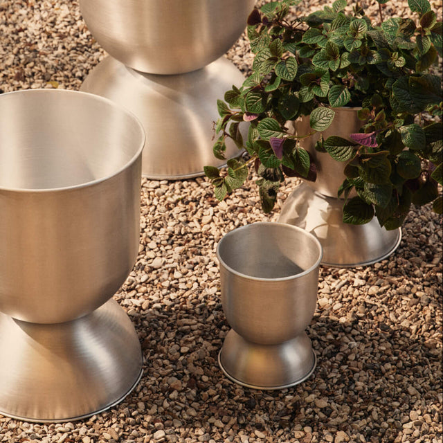 Hourglass Blumentopf Aluminium 30cm XS - ferm LIVING