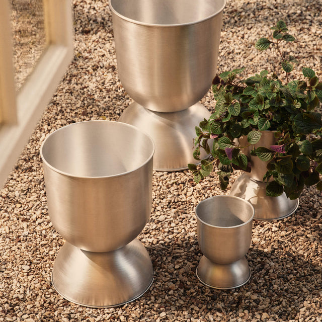 Hourglass Blumentopf Aluminium 59cm Medium - ferm LIVING