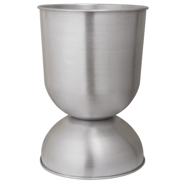 Hourglass Blumentopf Aluminium 73cm Large - ferm LIVING - DesignWe.Love