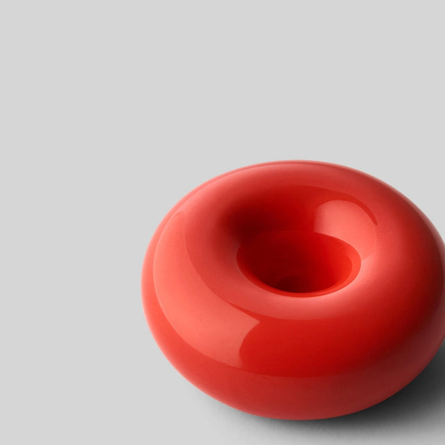 Kerzenhalter aus Keramik BOB Red Small - Studio About