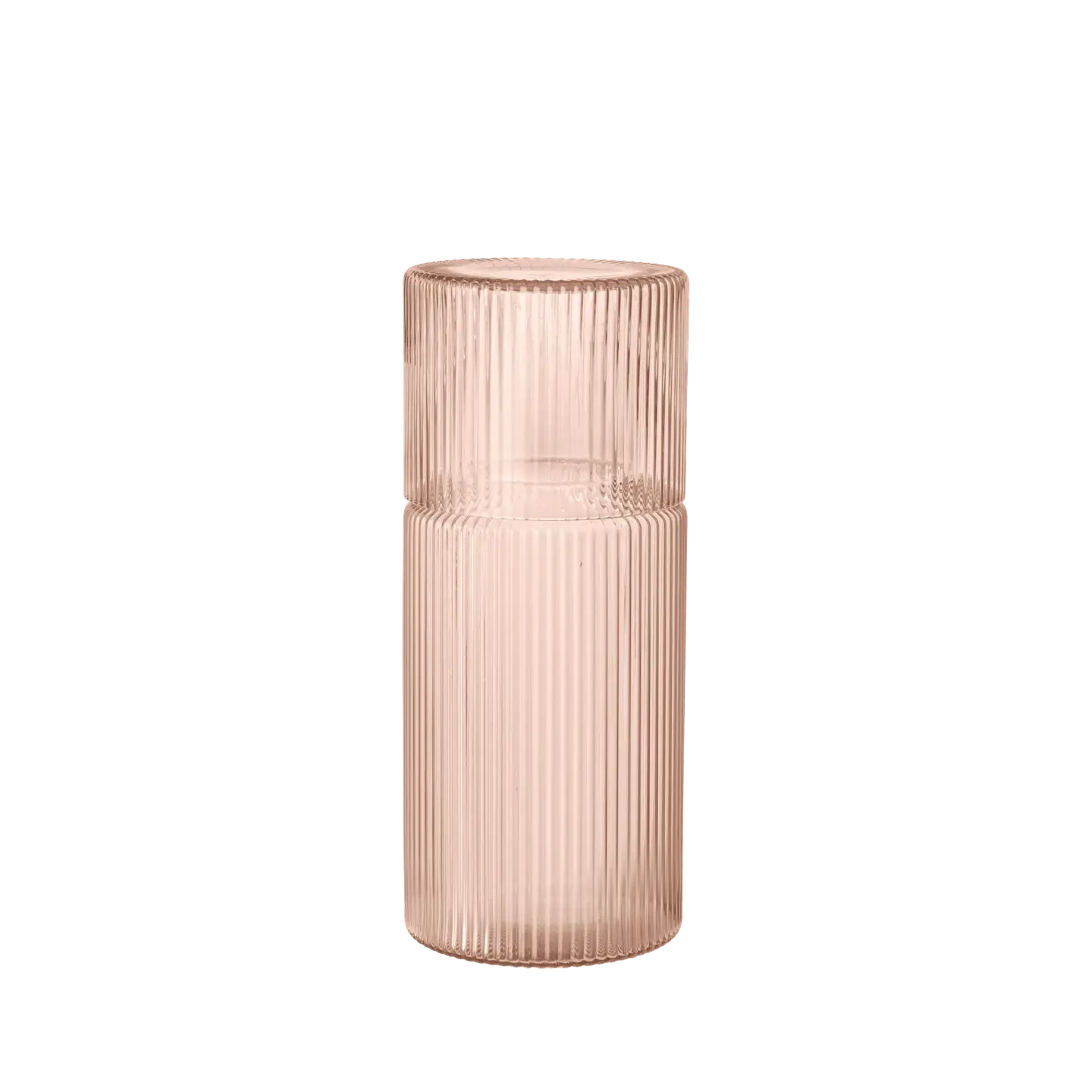 Karaffe mit Glas als Deckel