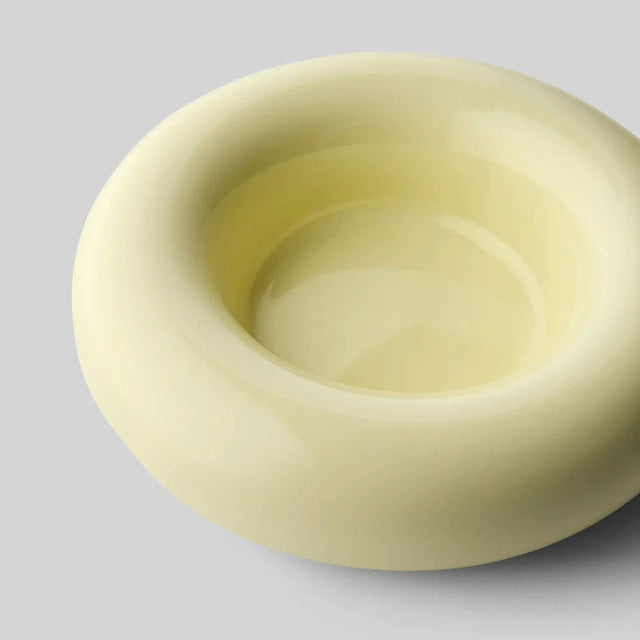 Kerzenhalter aus Keramik BOB Gelb Large - Studio About - DesignWe.Love