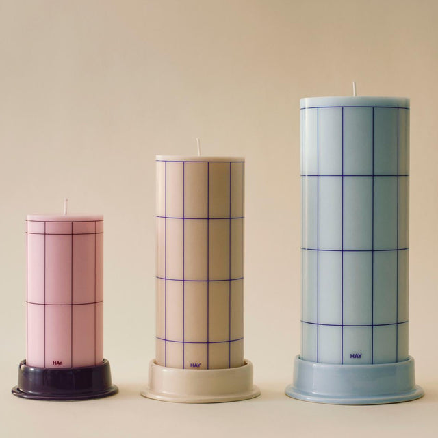 Kerzenhalter Column Candleholder Cream Medium - HAY