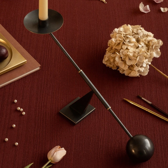 Interconnect Kerzenhalter schwarz – Detailansicht