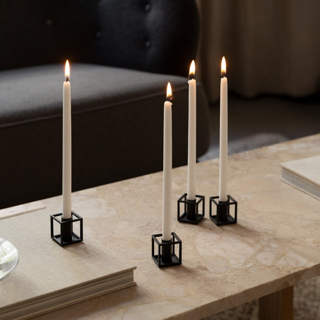 Kerzenhalter Kubus Micro by Lassen Schwarz - AUDO