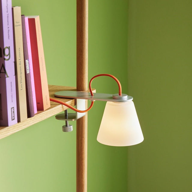 Klemmleuchte Lure Metallic Silber - Hübsch Interior - DesignWe.Love