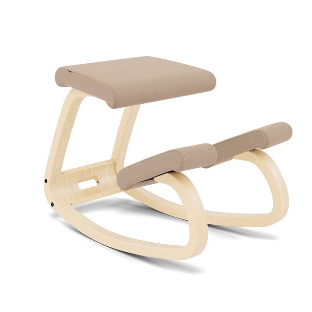 Varier Kniestuhl Variable, Holzfarbe Esche natur, Bezug Beige (Tonal 61180) – Ansicht 2