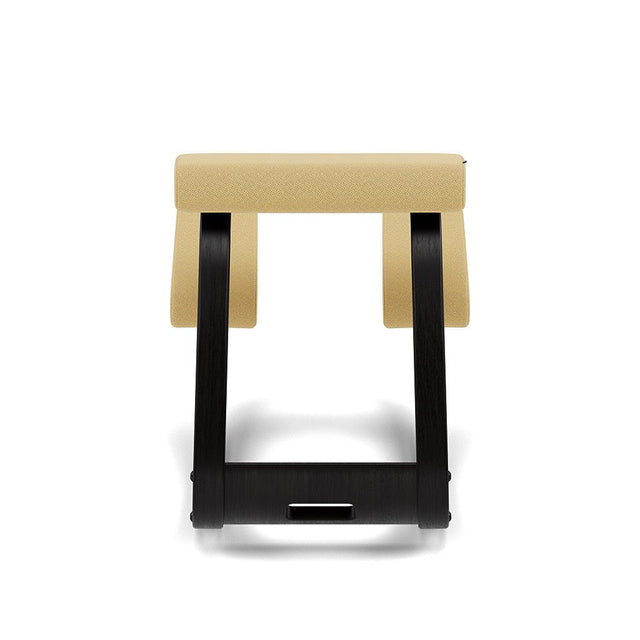 Varier Kniestuhl Variable, Holzfarbe Esche schwarz, Bezug Hellgelb (Tonal 62156) – Ansicht 3