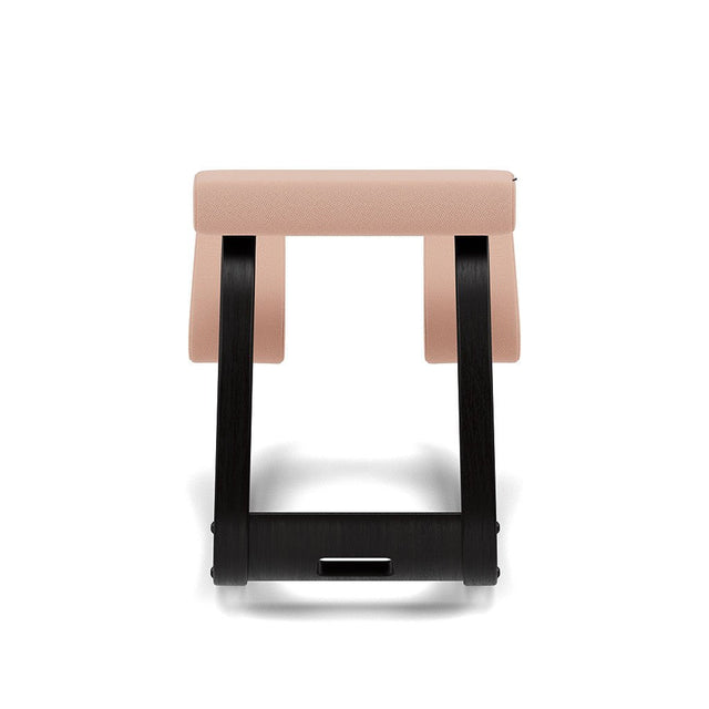 Varier Kniestuhl Variable, Holzfarbe Esche schwarz, Bezug Altrosa (Tonal 63153) – Ansicht 3