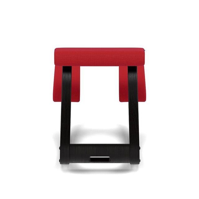 Varier Kniestuhl Variable, Holzfarbe Esche schwarz, Bezug Rot (Tonal 64208) – Ansicht 3