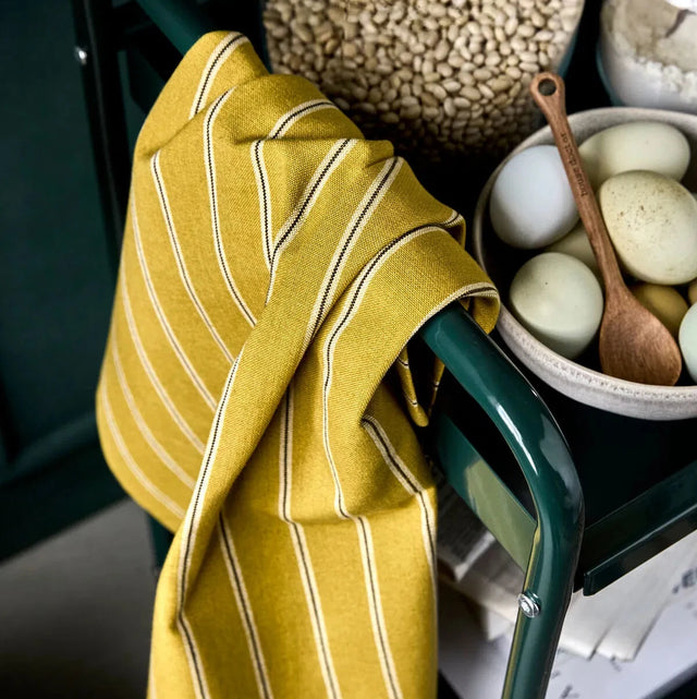 Kochschürze Apron senfgelb gestreift - House Doctor