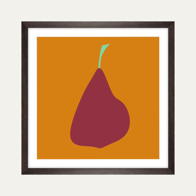 Kunstdruck 'Silent Fruits 06' Poster 40x40 - IH & KL Design Studio