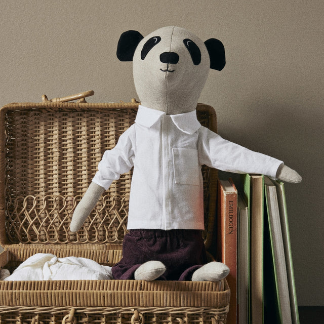 Kuscheltier Panda Teddy Natural - ferm LIVING