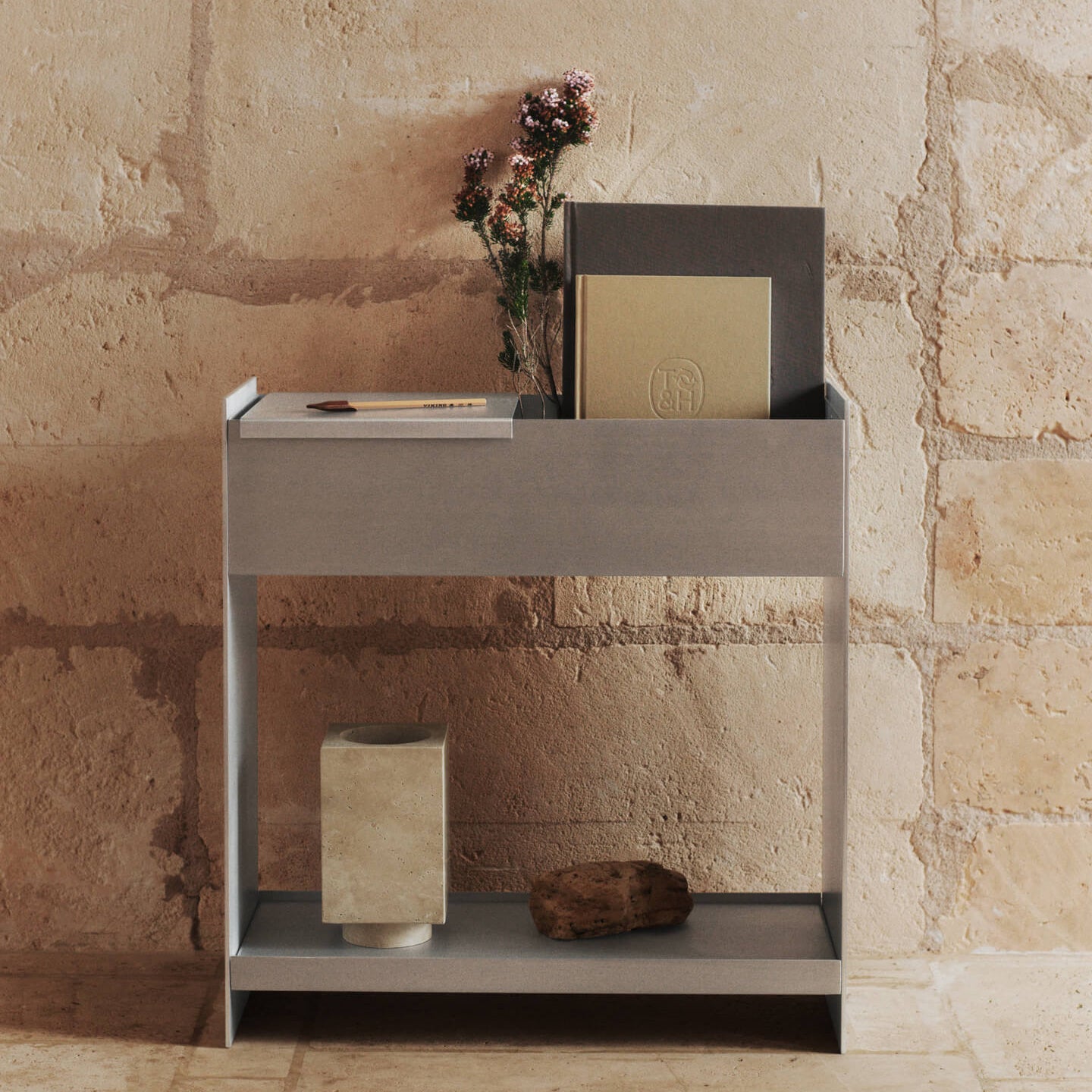 Lager Plant Box mit Regal Aluminium