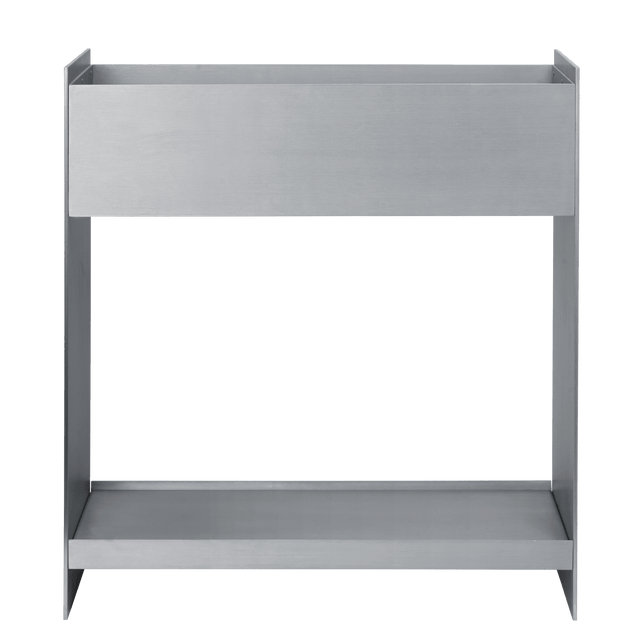 Lager Plant Box mit Regal Aluminium - ferm LIVING - DesignWe.Love