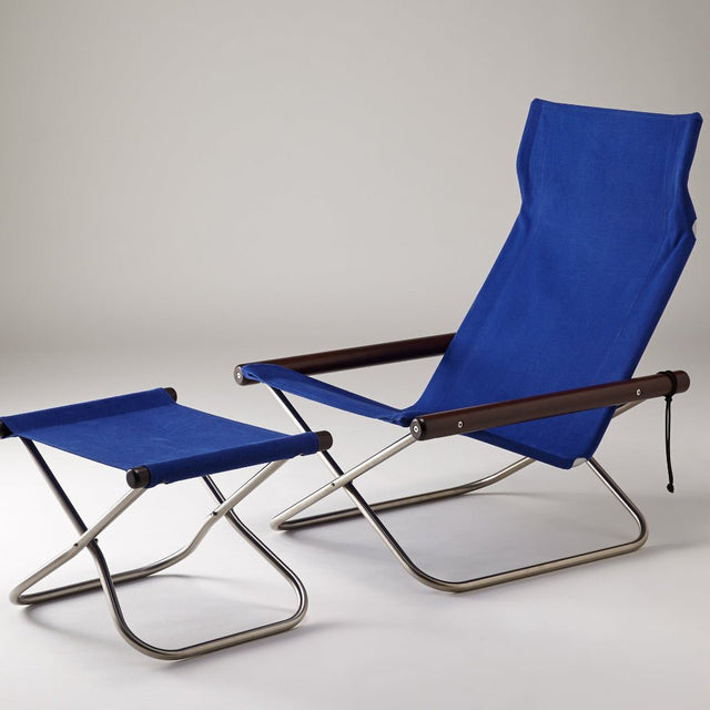 Loungesessel Blau/Dunkelbraun - Nychair X - DesignWe.Love