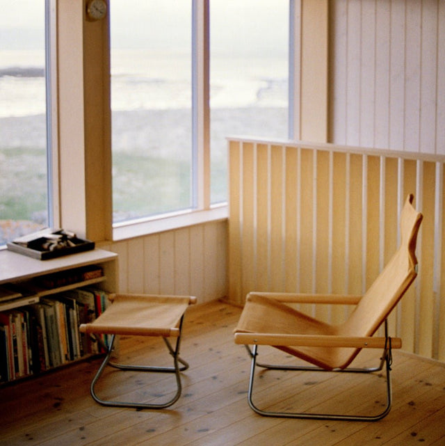 Loungesessel Camel/Natur - Nychair X - DesignWe.Love