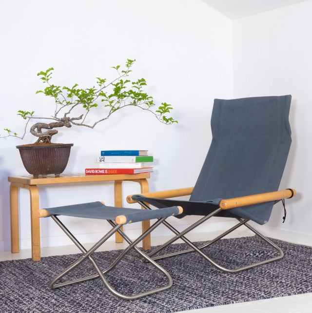 Loungesessel Grau/Natur - Nychair X - DesignWe.Love
