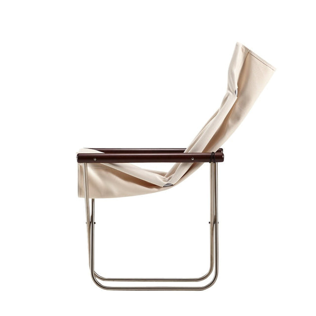 Loungesessel Weiss/Dunkelbraun - Nychair X - DesignWe.Love
