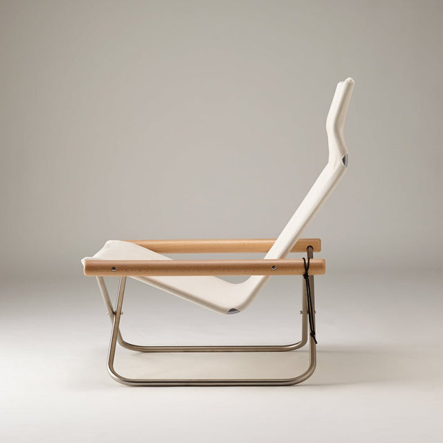 Loungesessel Weiss/Natur - Nychair X - DesignWe.Love
