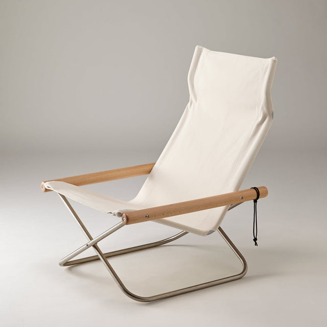 Loungesessel Weiss/Natur - Nychair X - DesignWe.Love