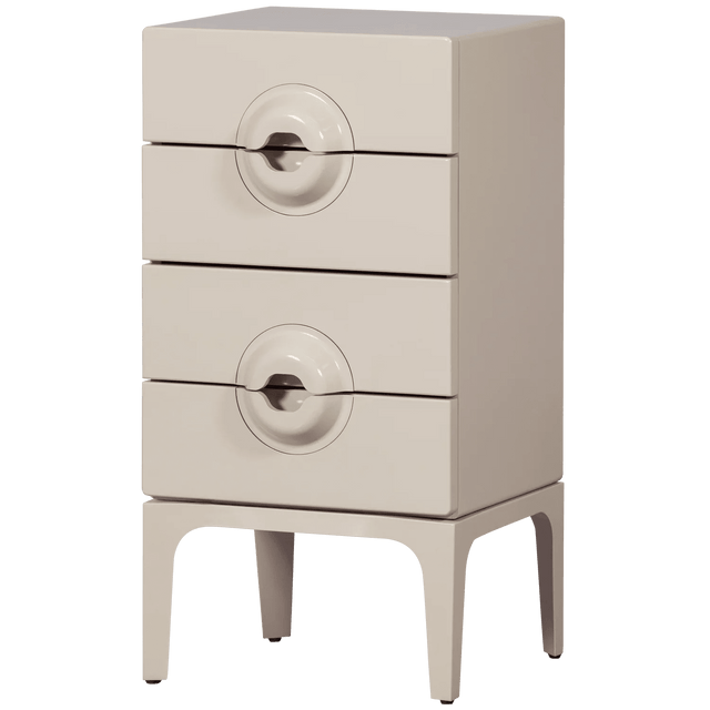 Merge Kommode mit vier Schubladen Greige - Woood - DesignWe.Love