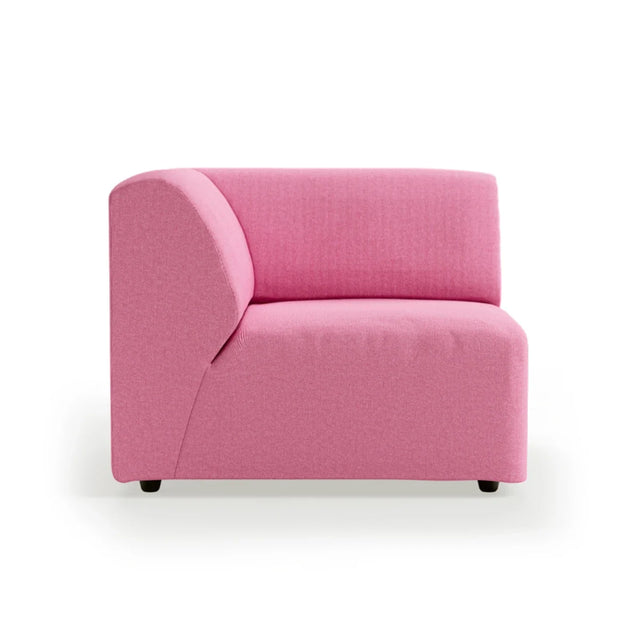 HKliving Jax Couch Modulsofa Endelement Links in Cotton Candy, Freisteller