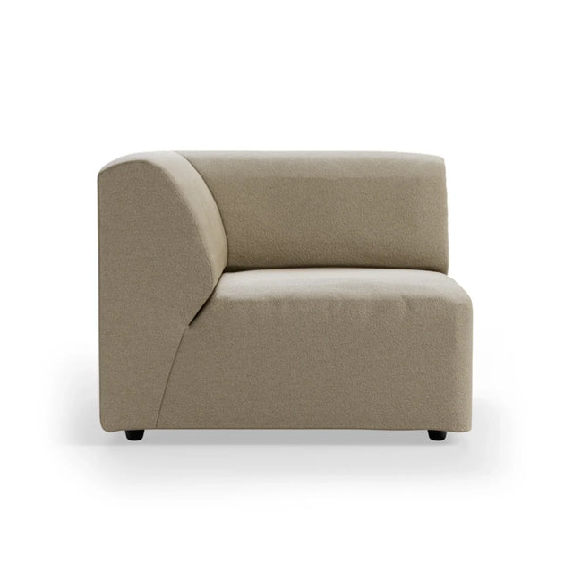 HKliving Jax Couch Modulsofa Endelement Links in Deco Pebble, Freisteller