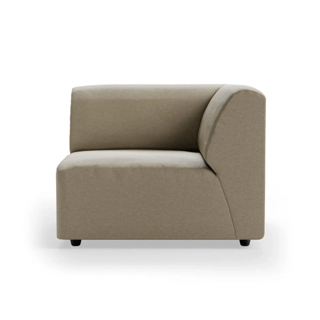 HKliving Jax Couch Modulsofa Endelement Rechts in Deco Pebble, Freisteller