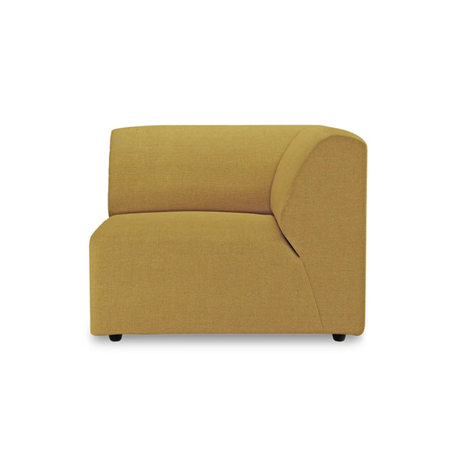 HKliving Jax Couch Modulsofa Endelement Rechts in Linen Burnt Ochre, Freisteller