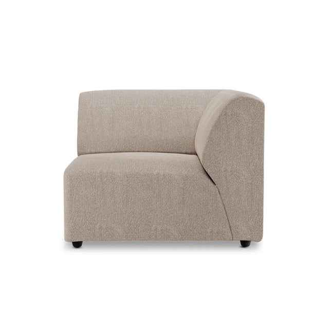 HKliving Jax Couch Modulsofa Endelement Rechts in Sneak Beige, Freisteller