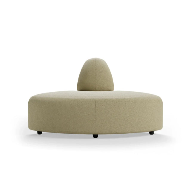 HKliving Jax Couch Modulsofa Halbrund in Knotted Sage, Freisteller