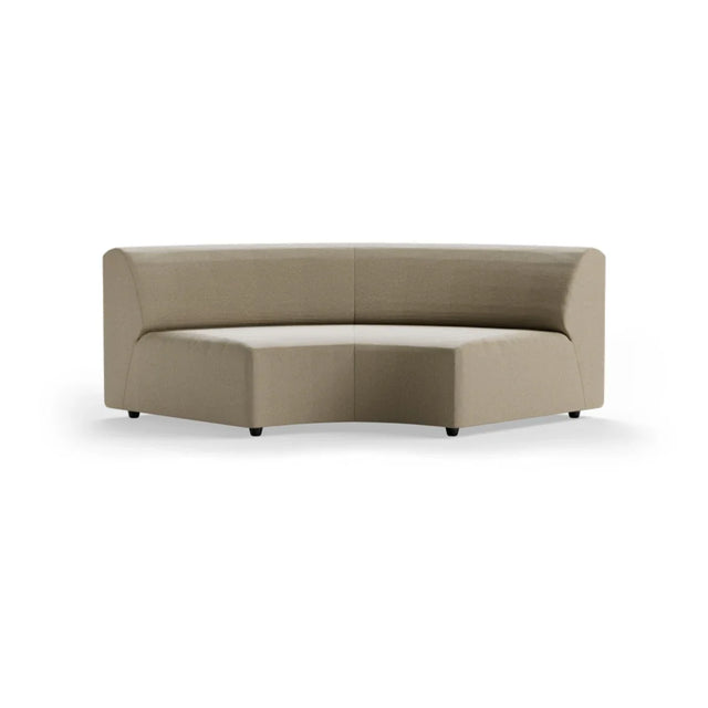 HKliving Jax Couch Modulsofa Rundung in Deco Pebble, Freisteller