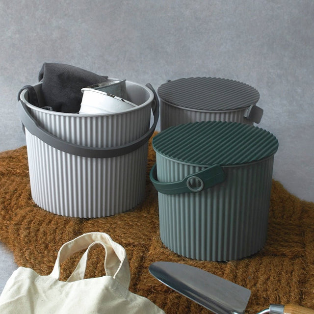 Omnioutil Eimer Luxe Gray 4L und 8L - Hachiman - DesignWe.Love