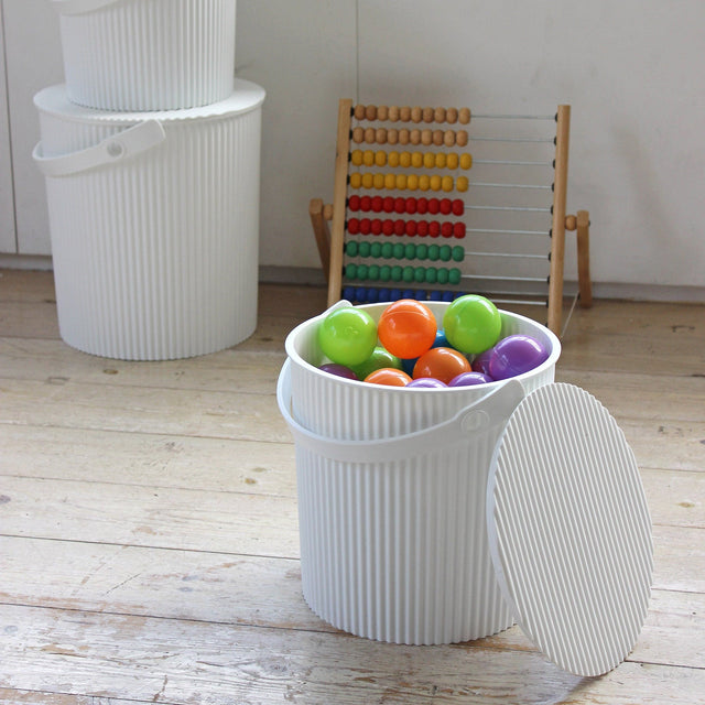 Omnioutil Eimer Weiss Large 10L - Hachiman - DesignWe.Love