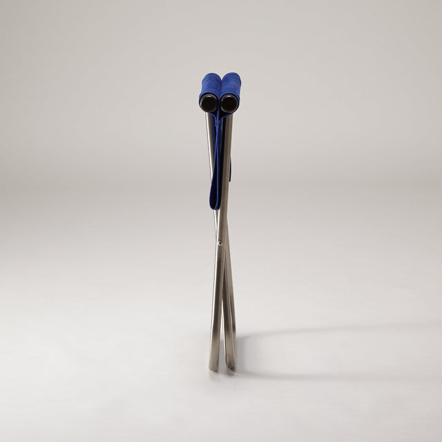 Ottoman Nychair X Blau/Dunkelbraun - Nychair X