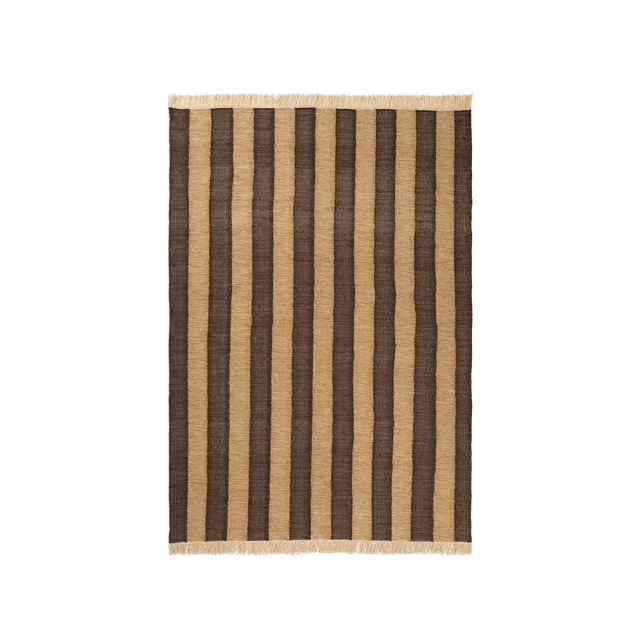 Outdoor Teppich Ives Chocolate 140x200 - ferm LIVING - DesignWe.Love