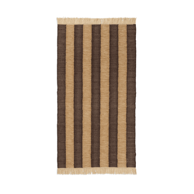 Outdoor Teppich Ives Chocolate 80x140 - ferm LIVING - DesignWe.Love