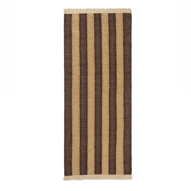 Outdoor Teppich Ives Chocolate 80x200 - ferm LIVING - DesignWe.Love
