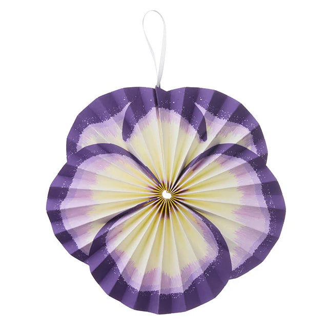 Papier Rosette Flower Purple ⌀32cm - Bungalow DK